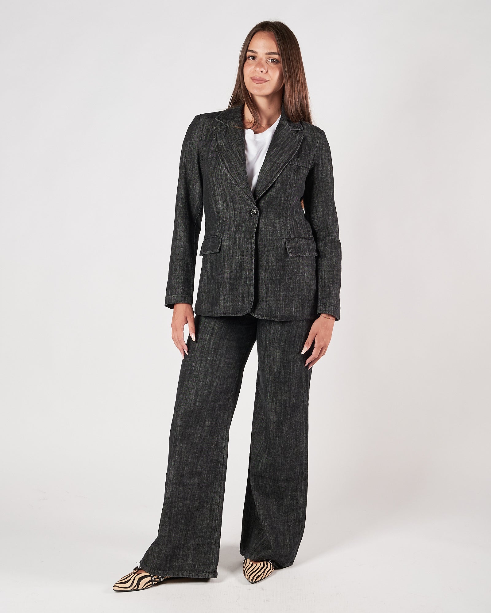 Giacca Shaft denim japan black