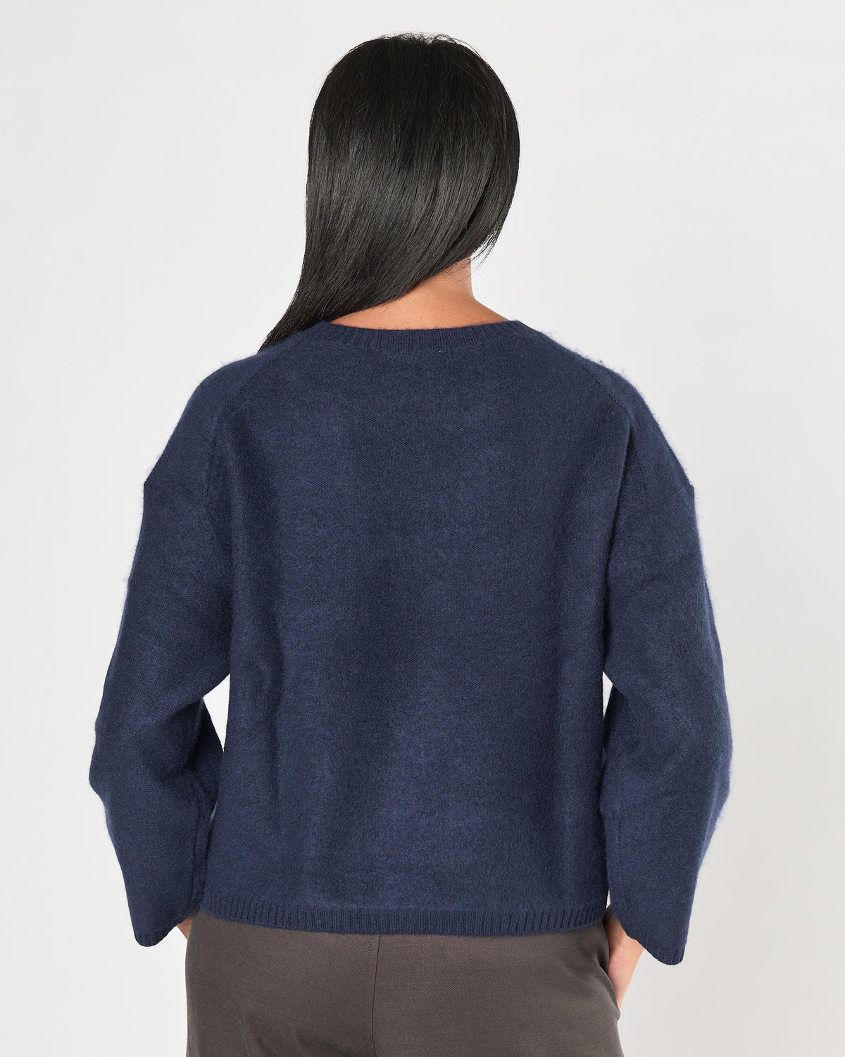 Maglia Since're Parisn lana e cashemere  girocollo navy