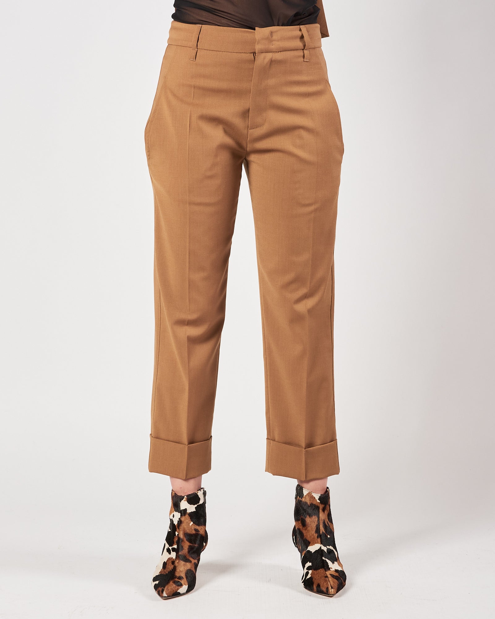 Pantalone Tela9 dritto cammello