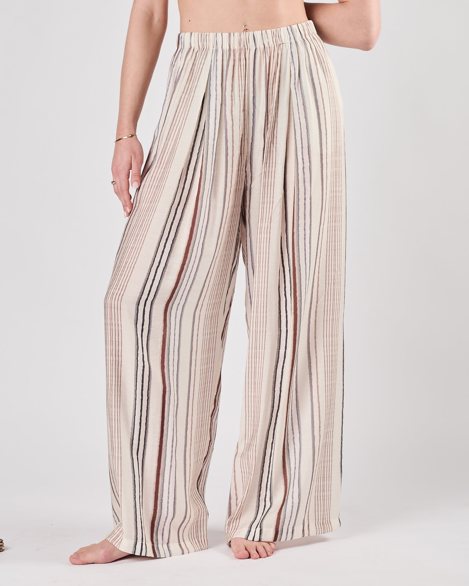 Pantalone Eleh fanatasia a righe morbido