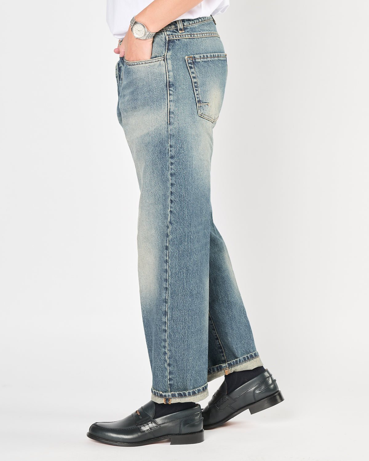 Jeans Officina36 morbido blu lavato