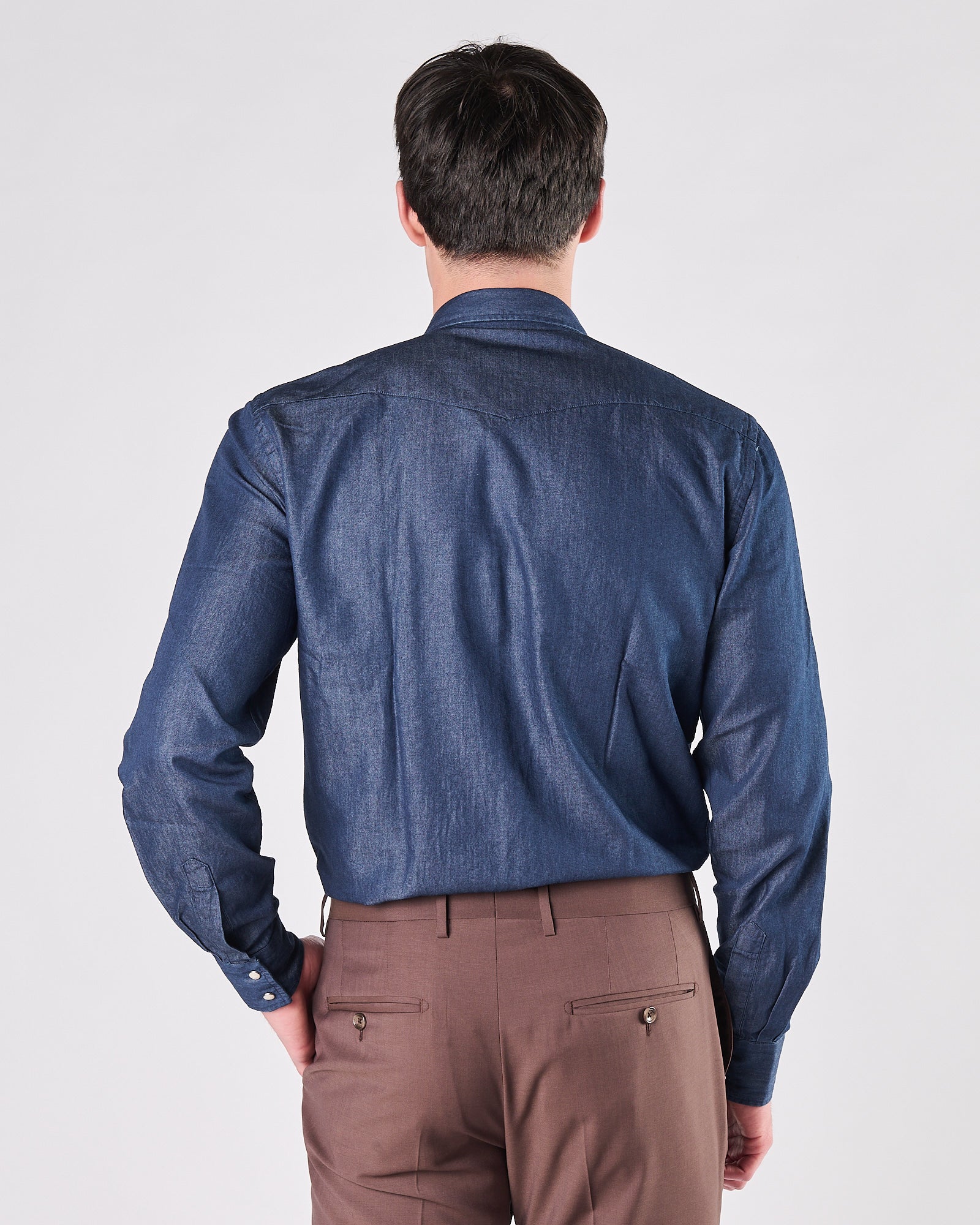 Camicia Xacus in denim texana