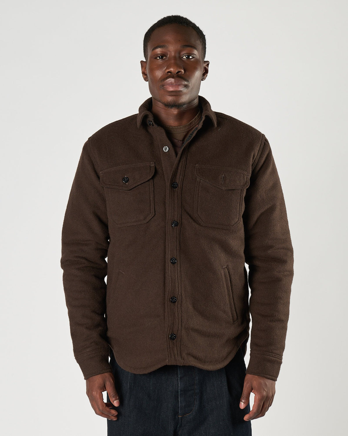 Giacca camicia Chesapeake's imbottita moro