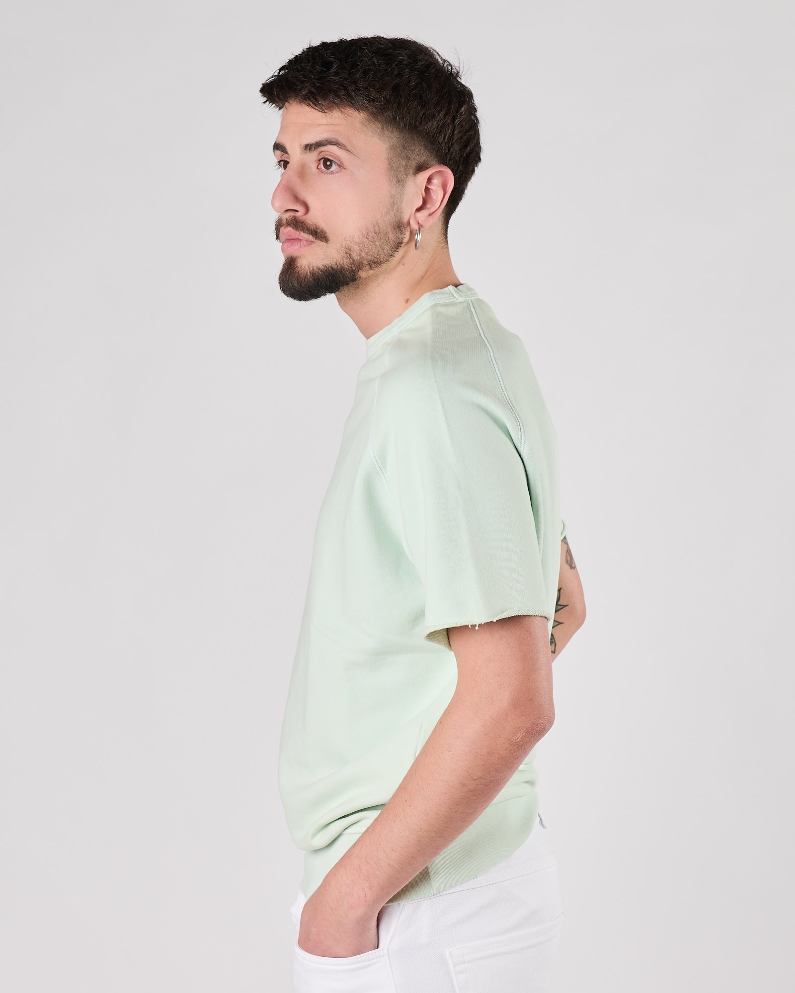 Felpa Chesapeake's manica corta verde menta