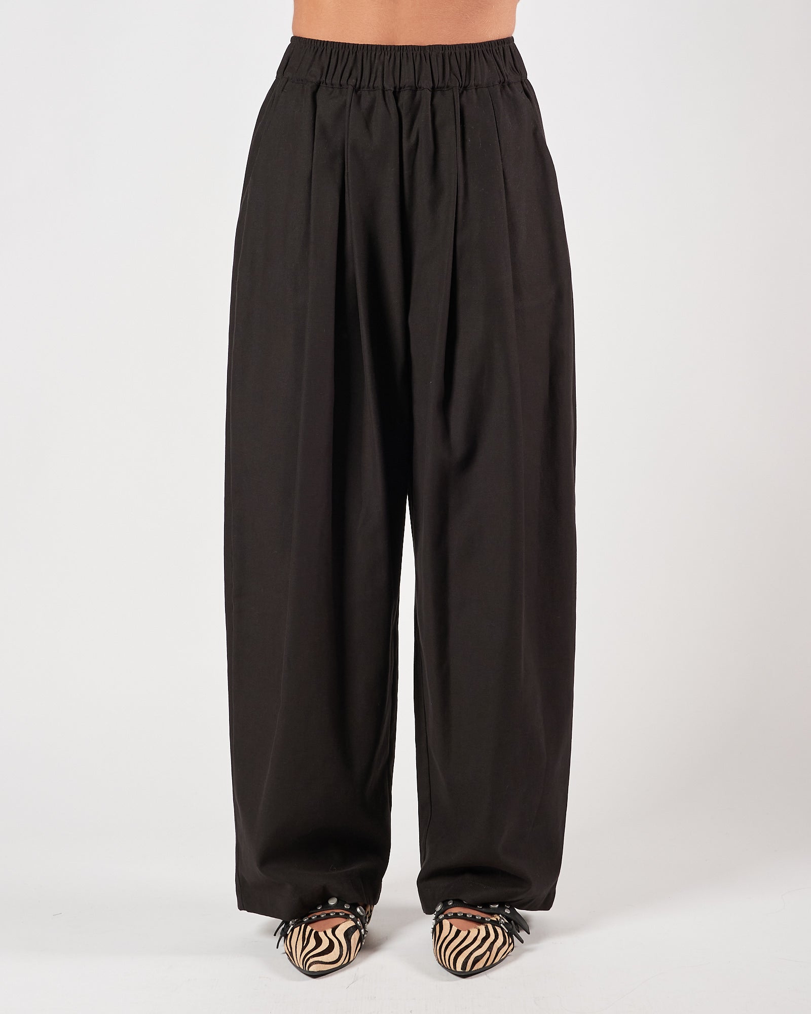 Pantalone Eleh largo nero