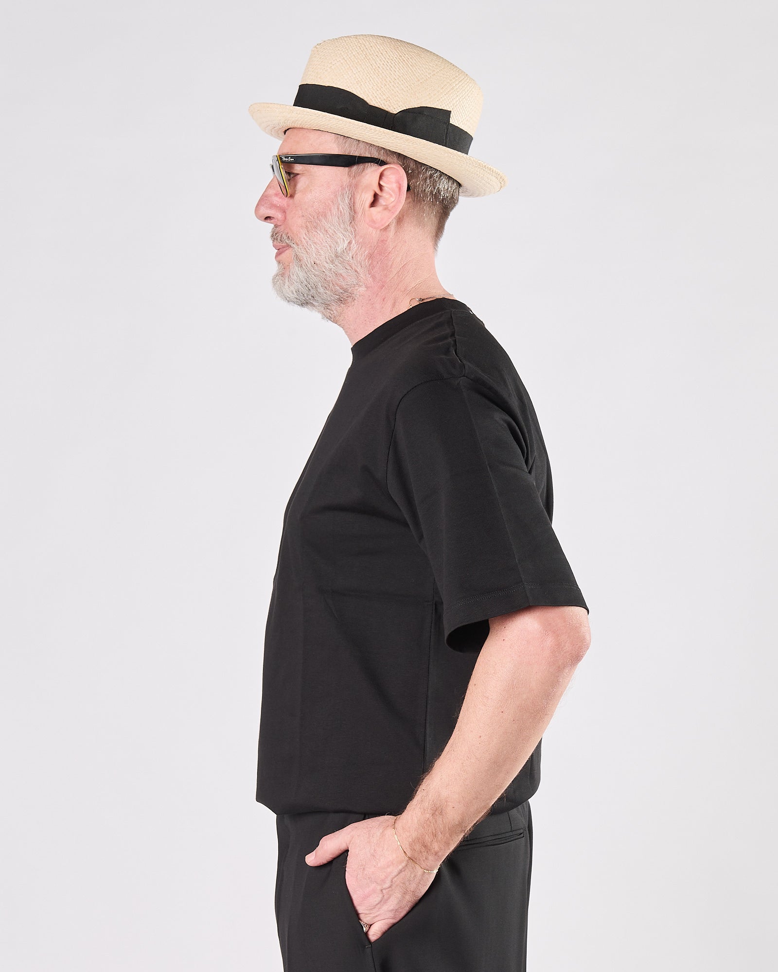 T-shirt Aimé morbida nera