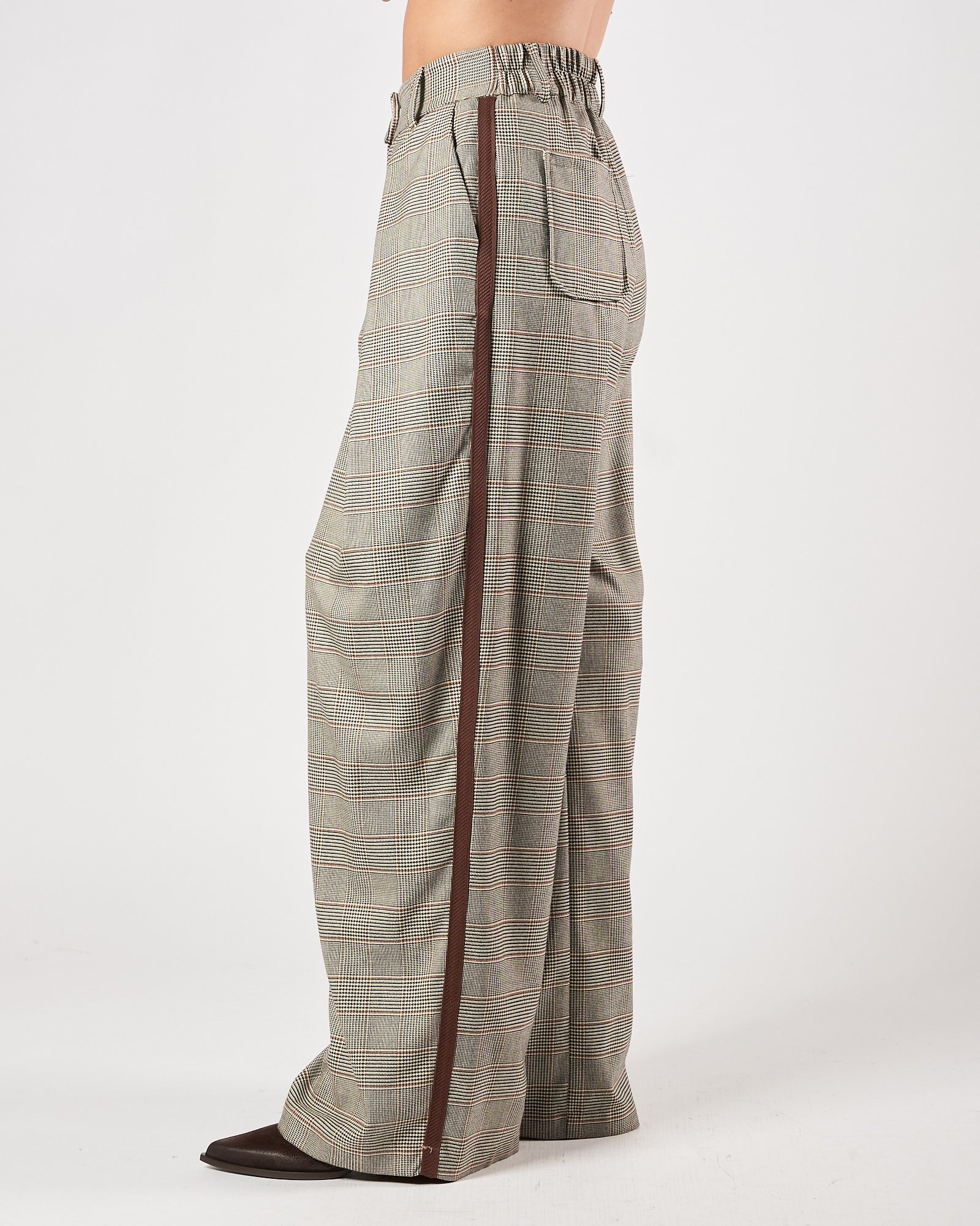 Pantalone Marc Ellis morbido fantasia Principe di Galles