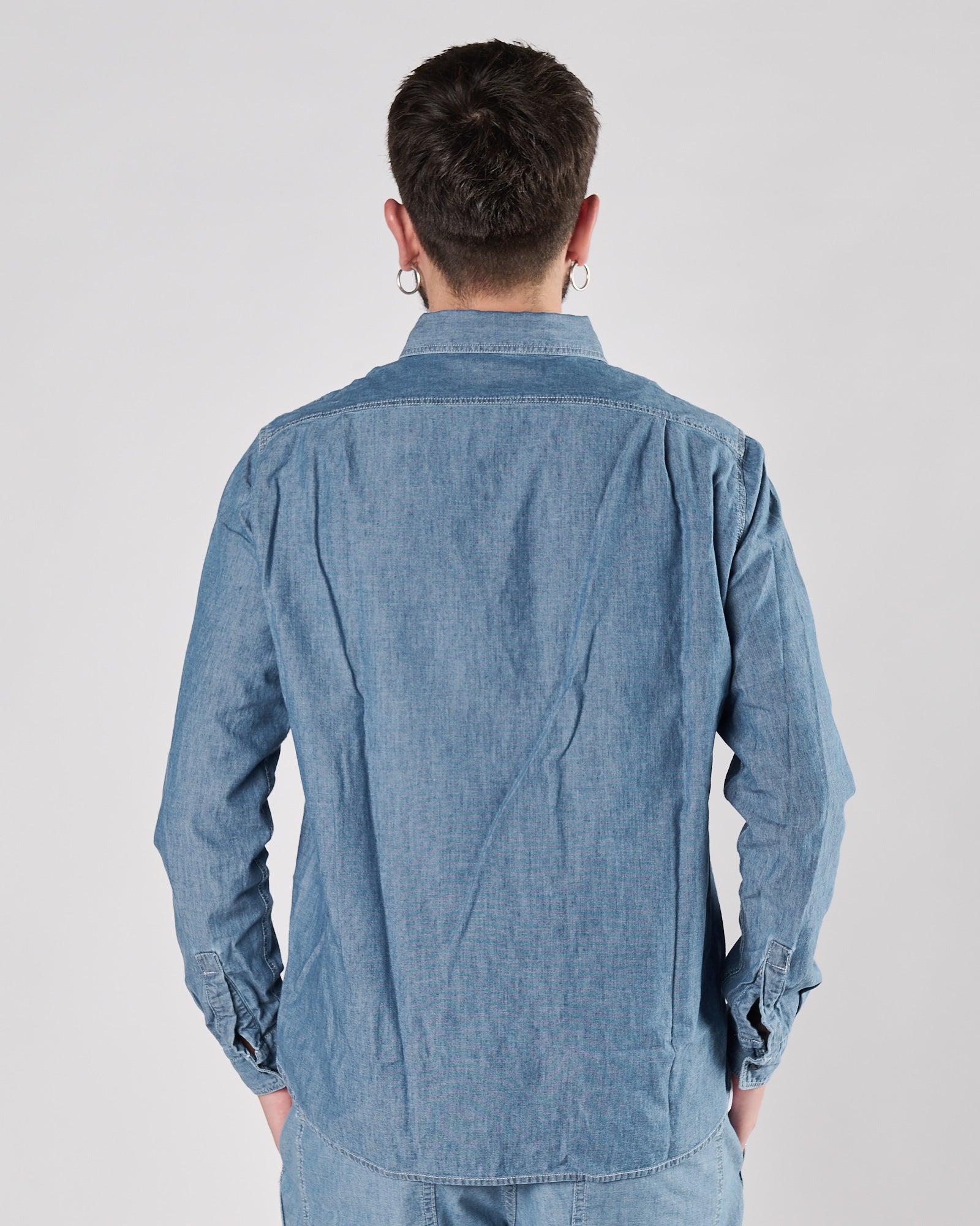 Camicia Chesapeake's in cotone effetto denim