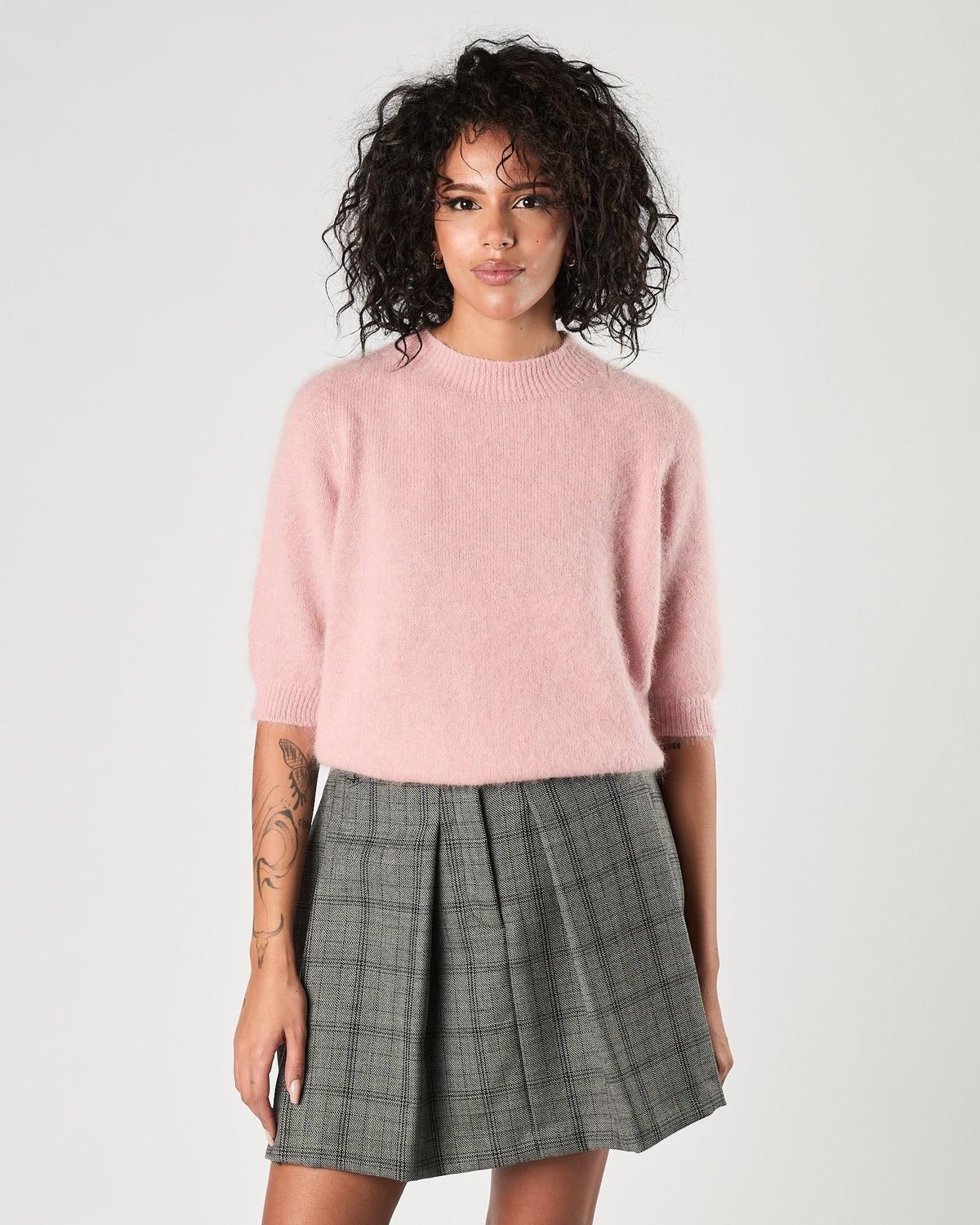 Maglia  Roberto Collina mezzo collo rosa