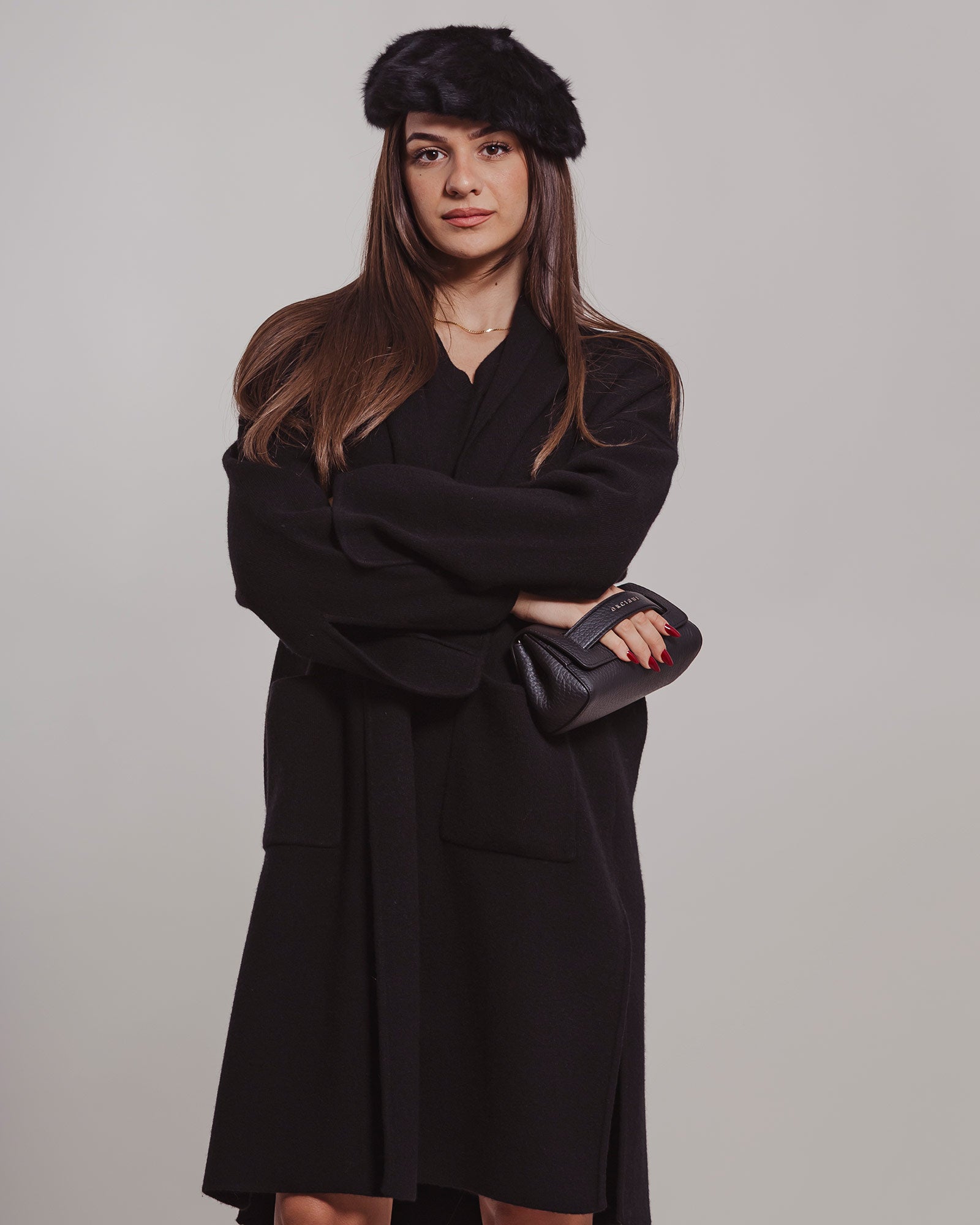 Cappotto A|STORE in maglia nero