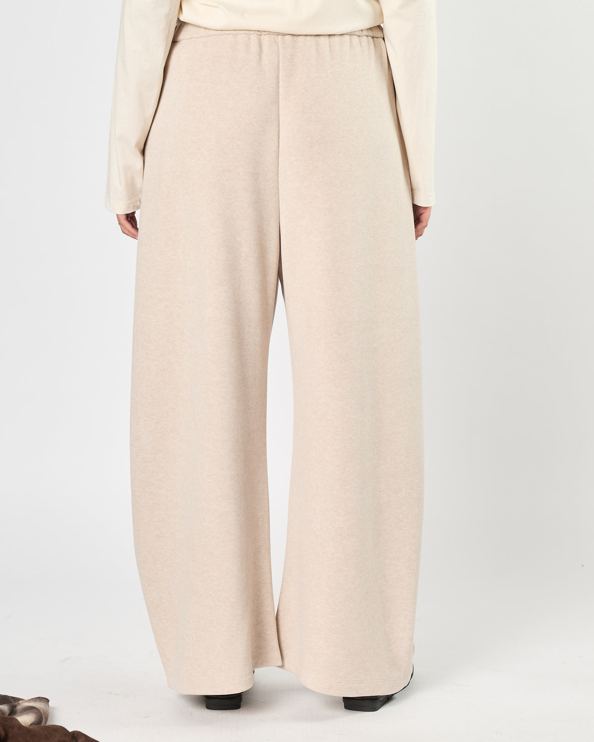 Pantalone Eleh in felpa beige