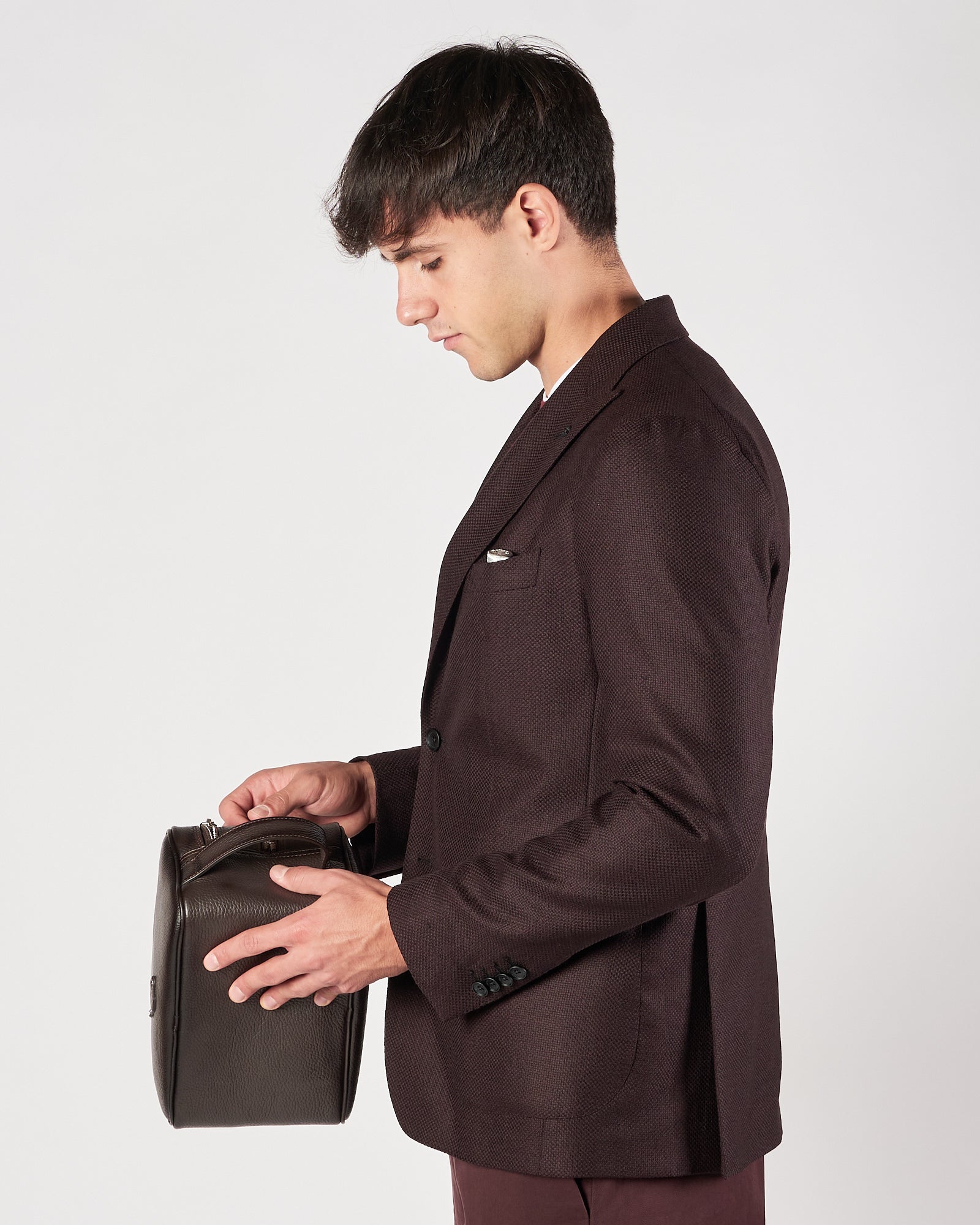 Giacca Tagliatore un petto bordeaux