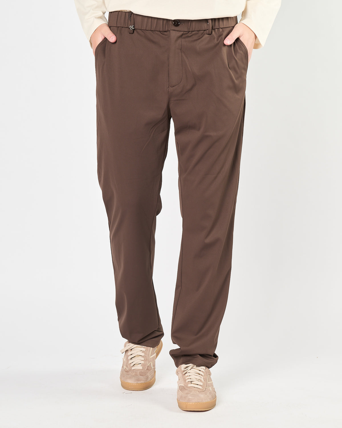 Pantalone Distretto12 regolare cioccolato