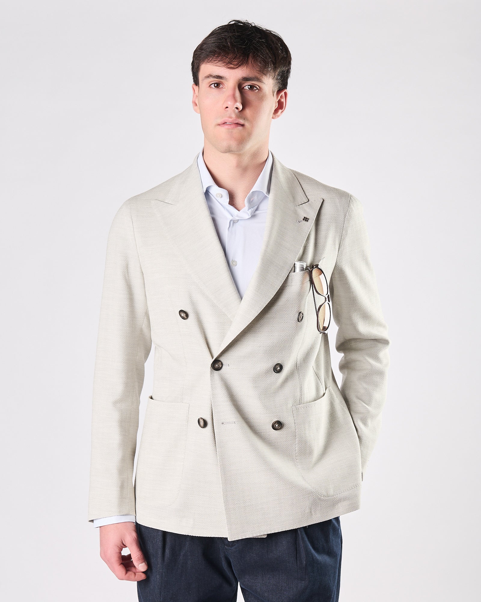 Giacca Tagliatore doppio petto verde menta