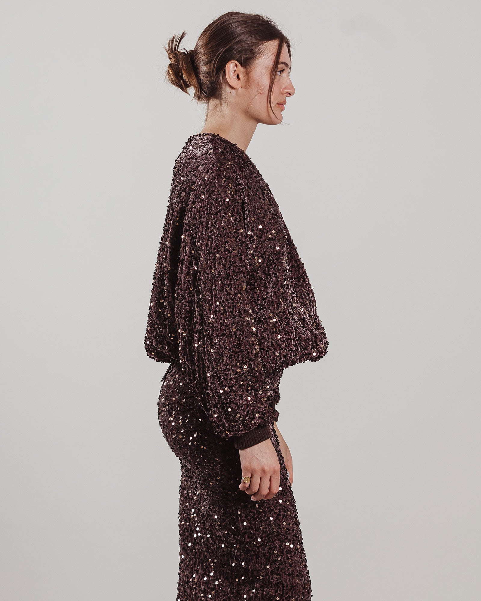 Bomber Actualee con paillettes