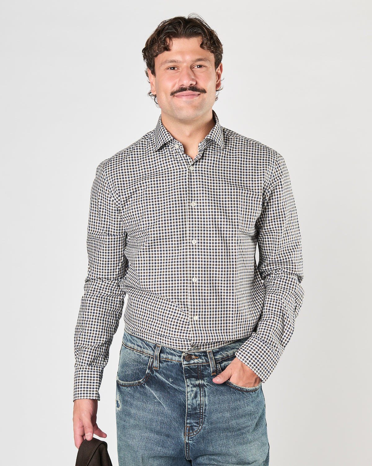Camicia Xacus fantasia quadretti