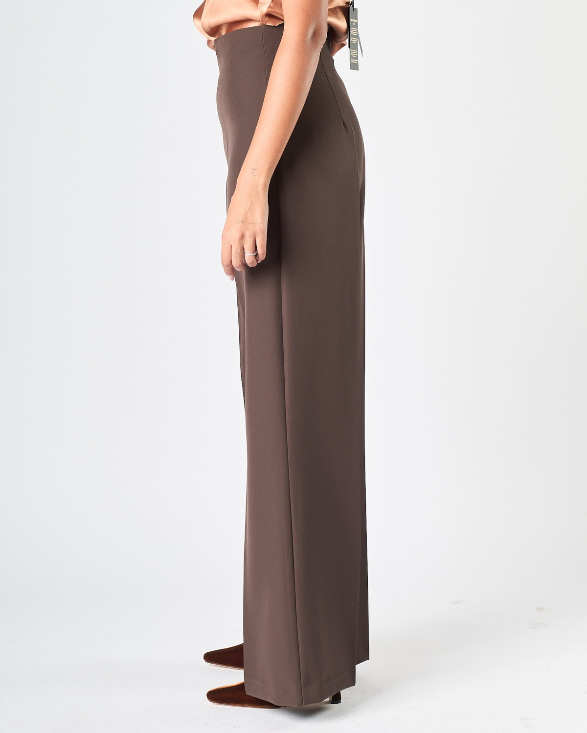 Pantalone Silence a palazzo brown