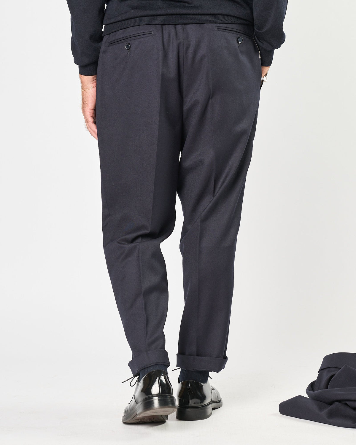 Pantalone Lbm1911 doppia pence blu
