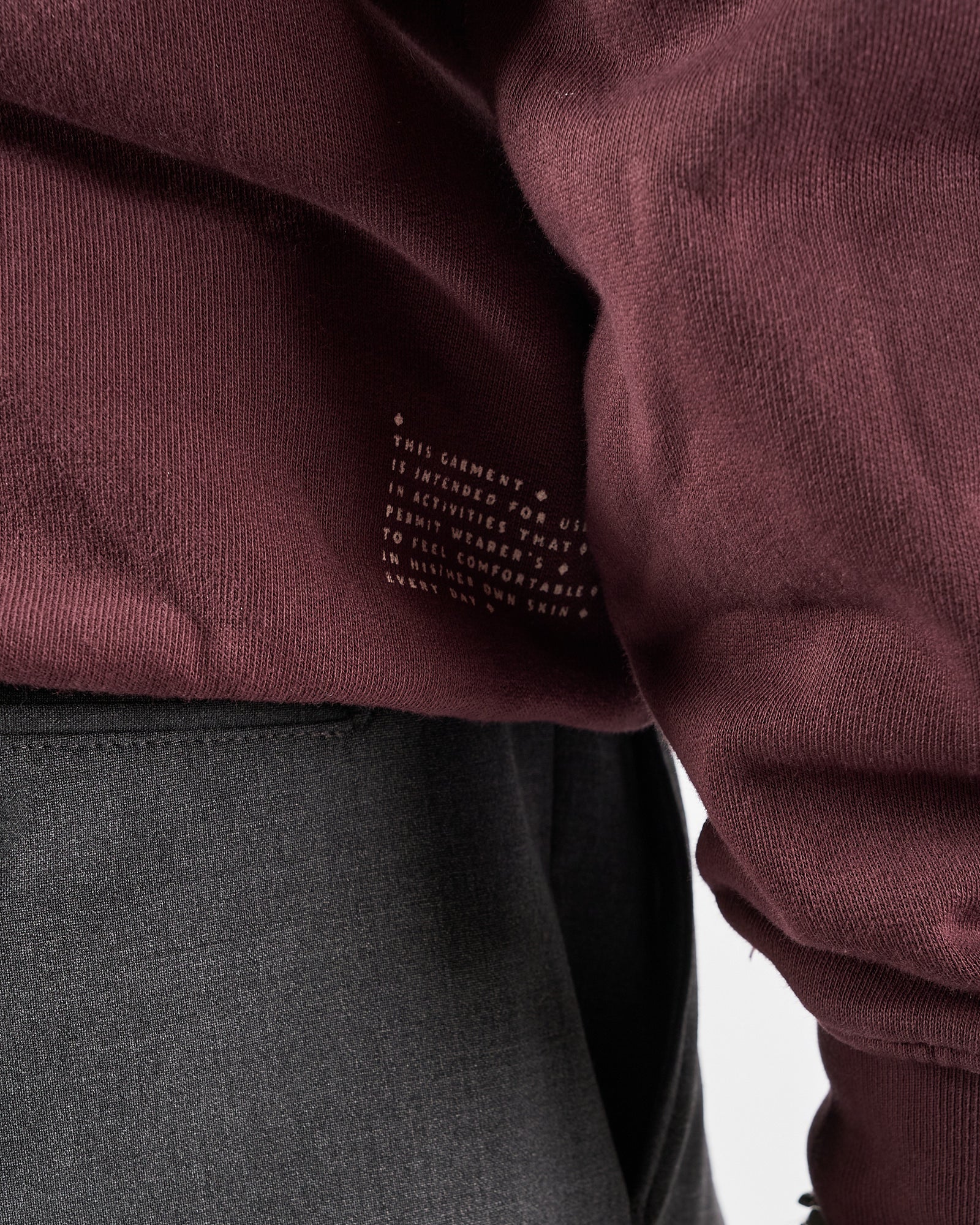 Felpa In The Box polo prugna con zip