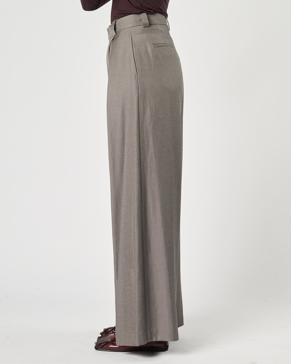 Pantalone Eleh doppia pence grigio