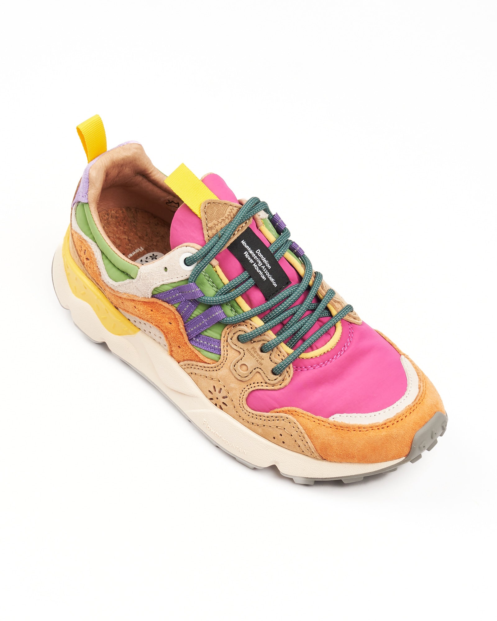 Sneaker Flower Mountain Orange-Fucsia