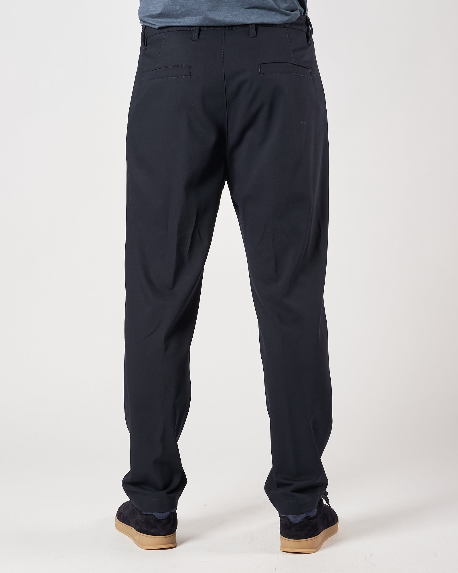 Pantalone Officina36 con pences blu