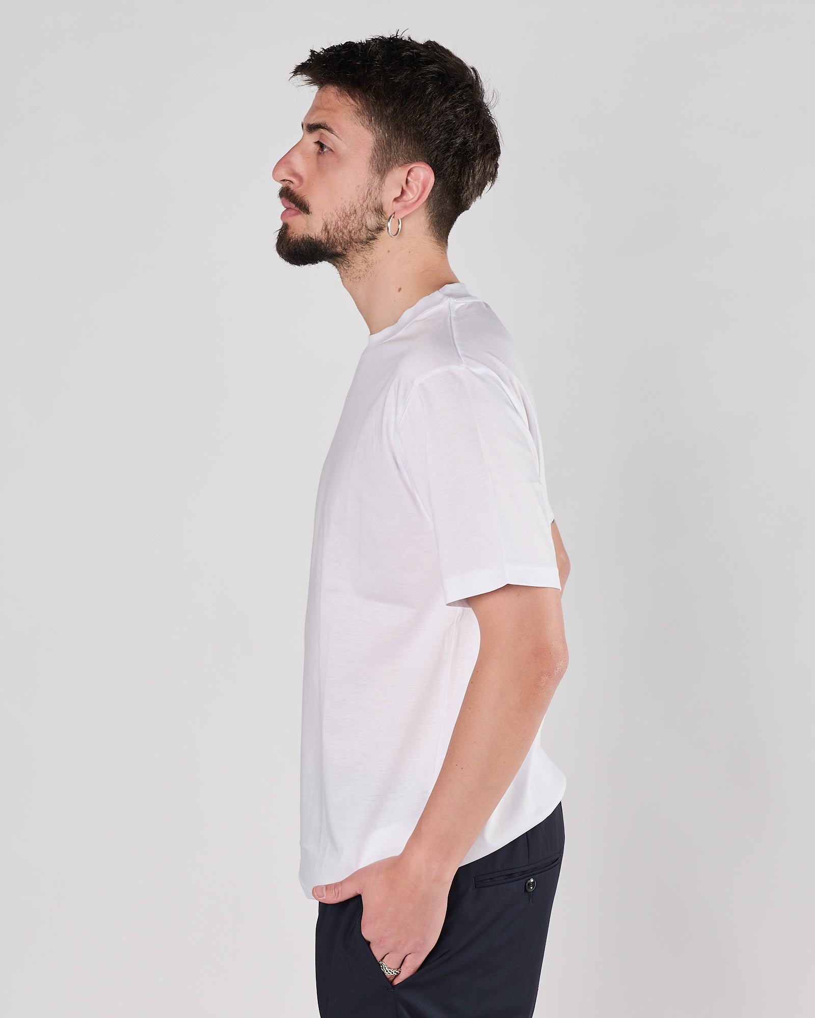 T-shirt Aimé regular tessuto modal bianco