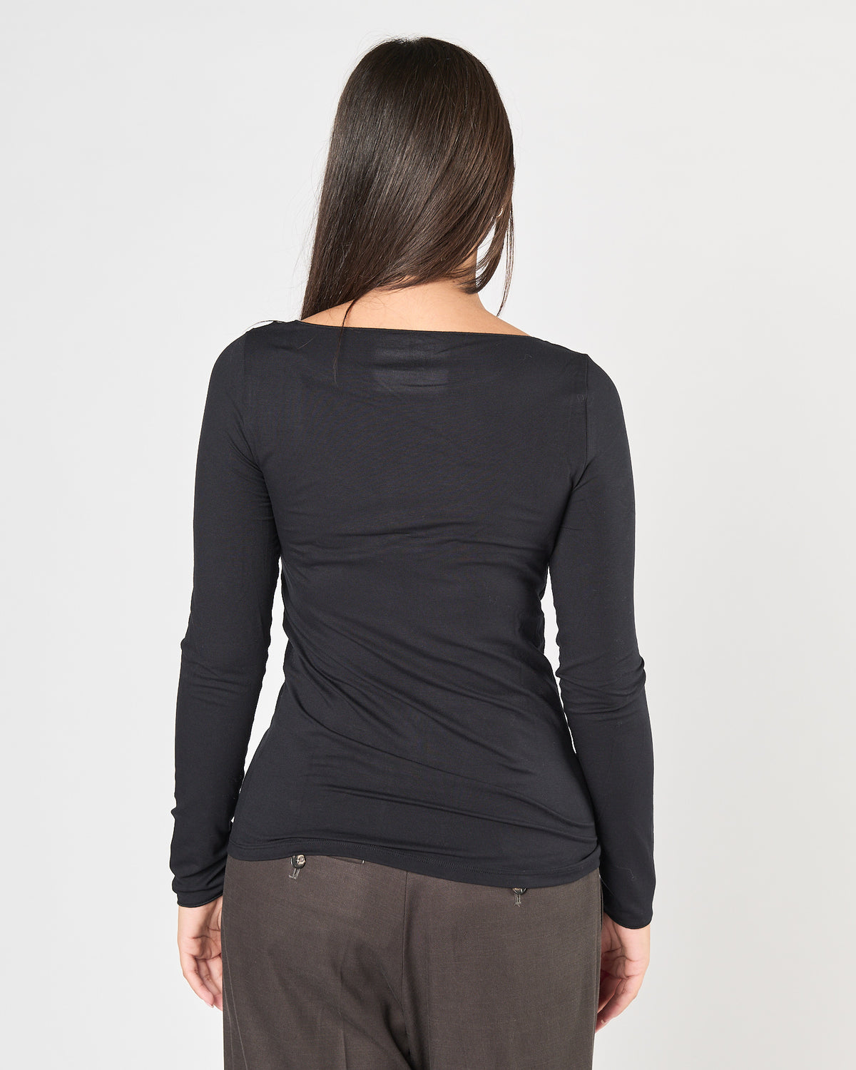 Maglia Majestic scollo barca blu marine