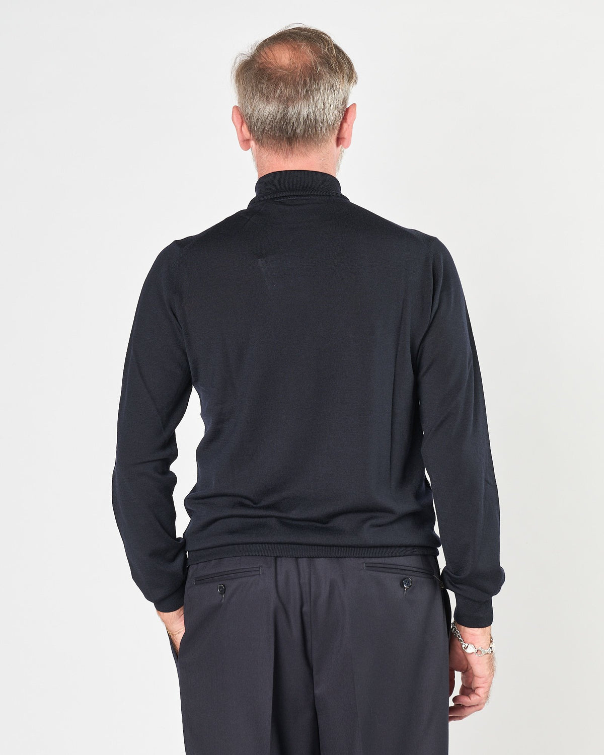 Maglia A|STORE dolcevita blu