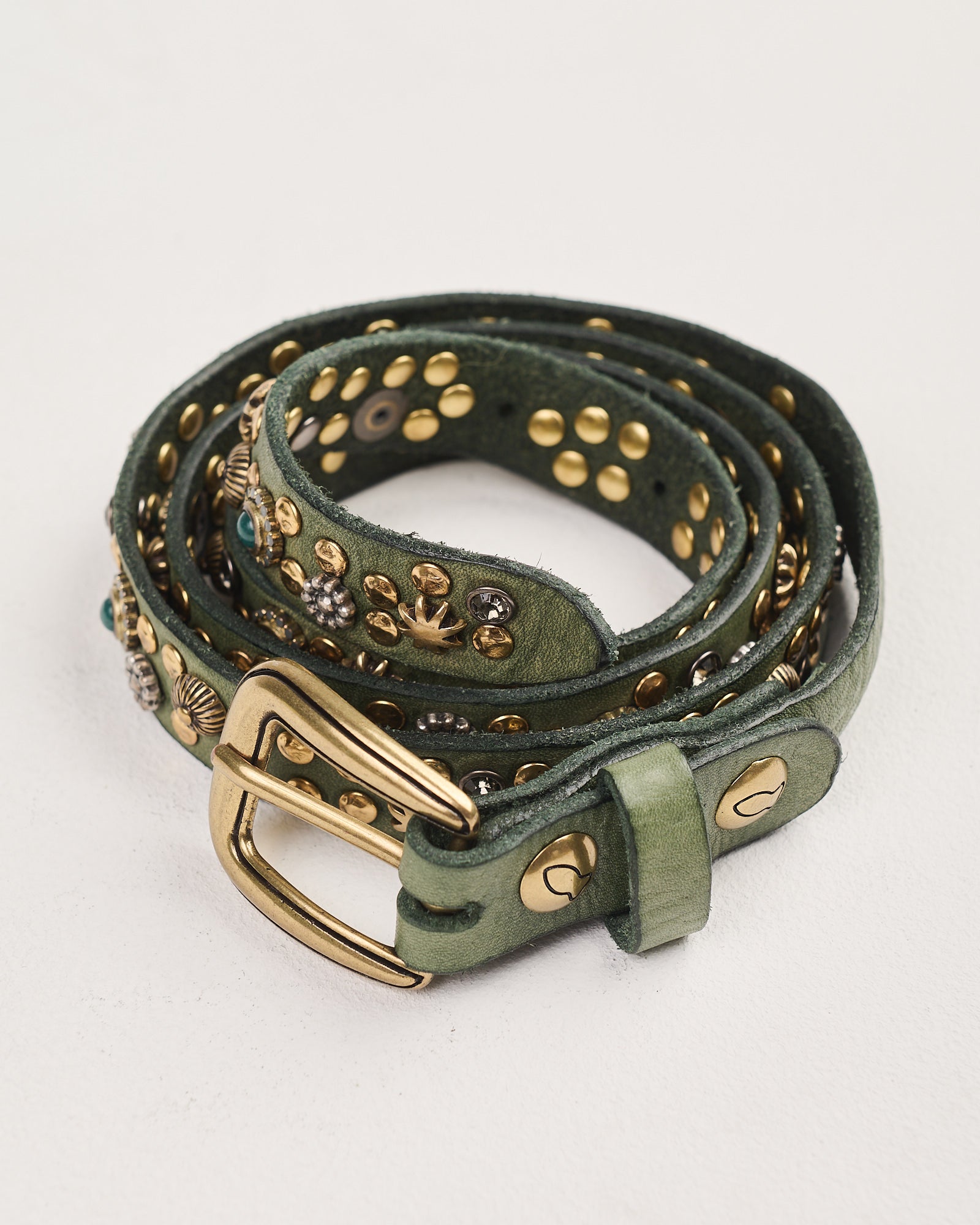 Cintura Campomaggi H.2  con borchie lago