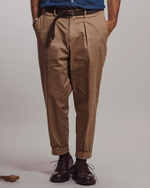 Pantalone A|STORE largo beige