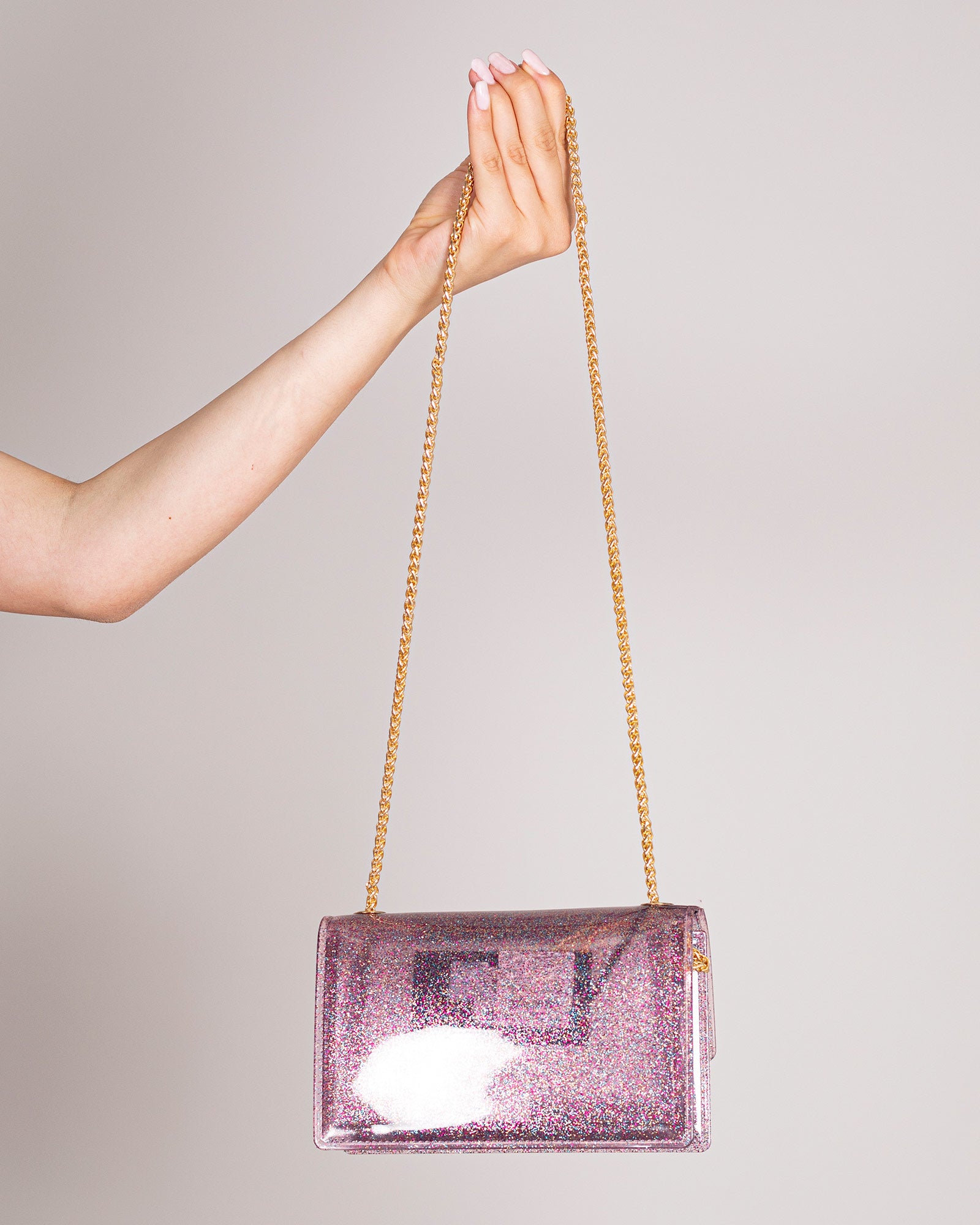 Borsa piccola con glitter