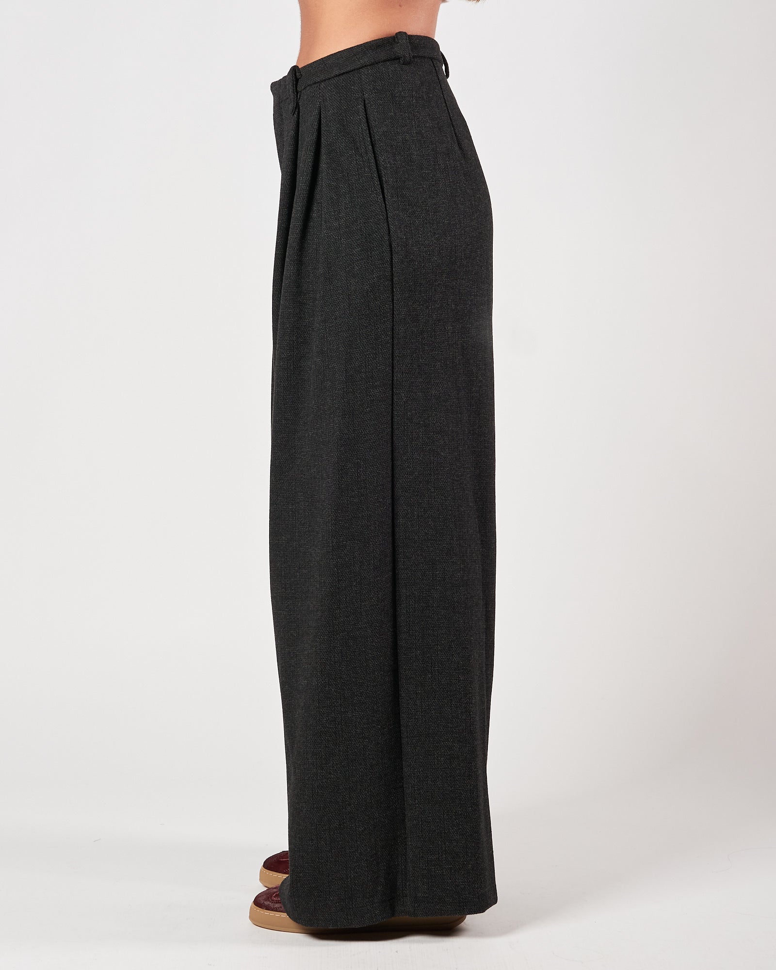 Pantalone Eleh con pences nero