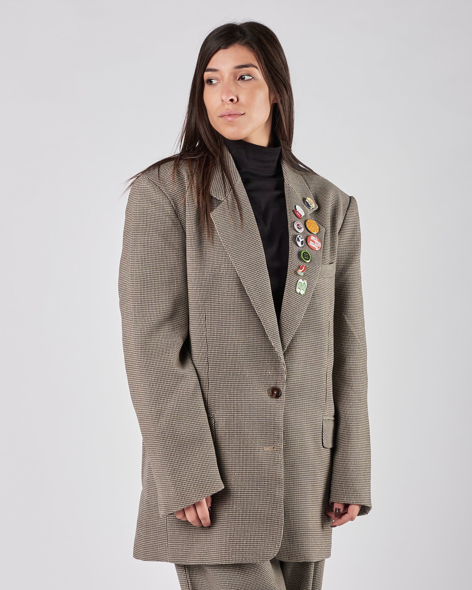 Giacca Mes Demoiselles un petto over fantasia