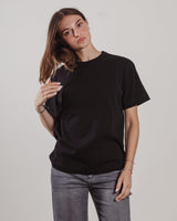 T-shirt Tela in jersey nera