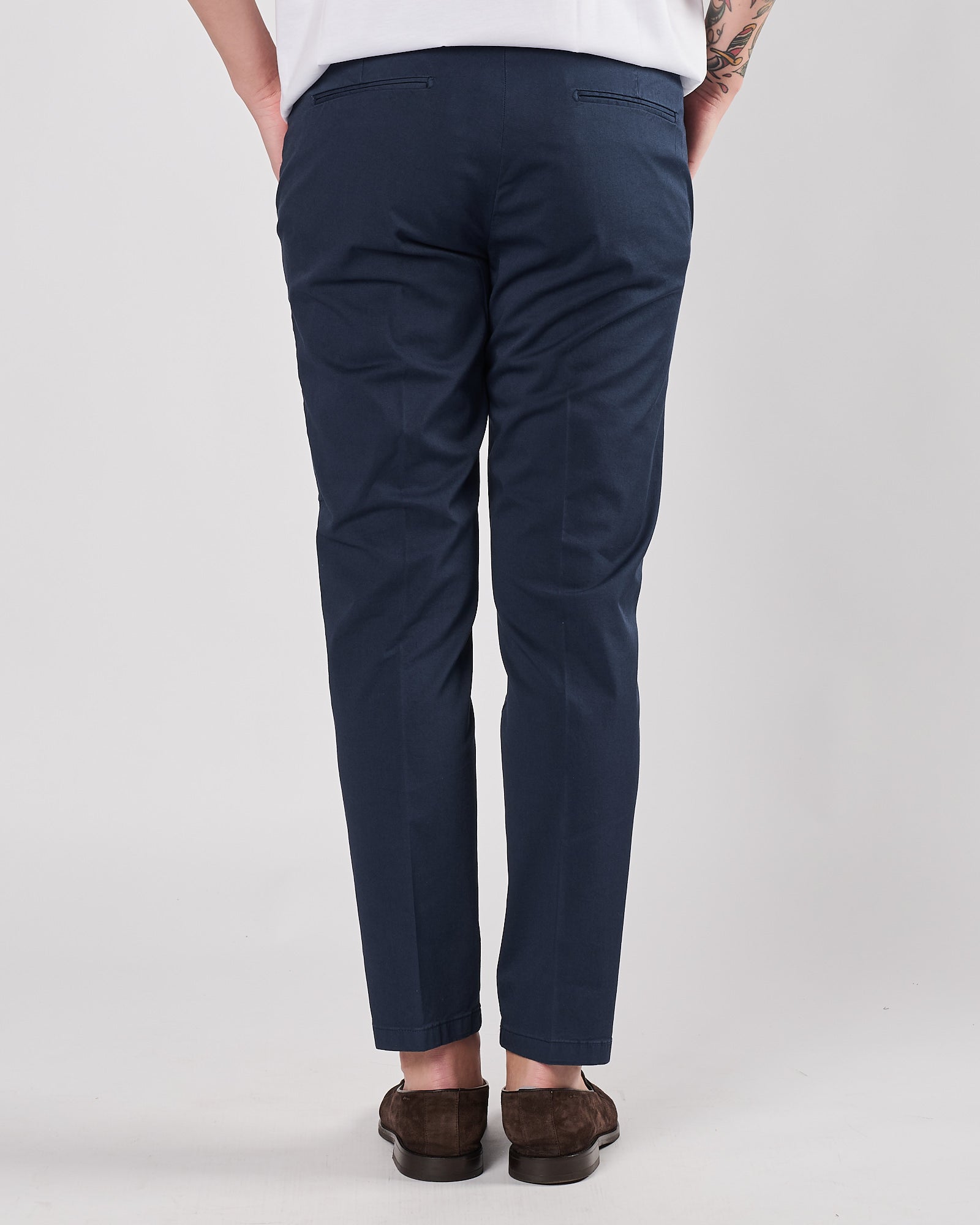 Pantalone A|STORE senza pence blu