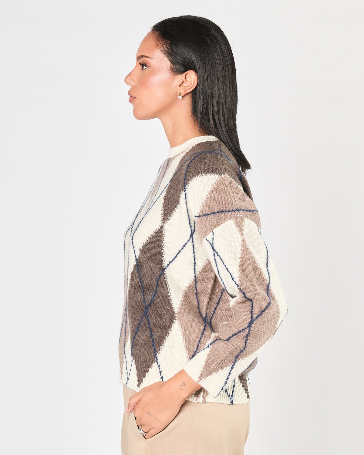 Maglia Majestic fantasia a rombi