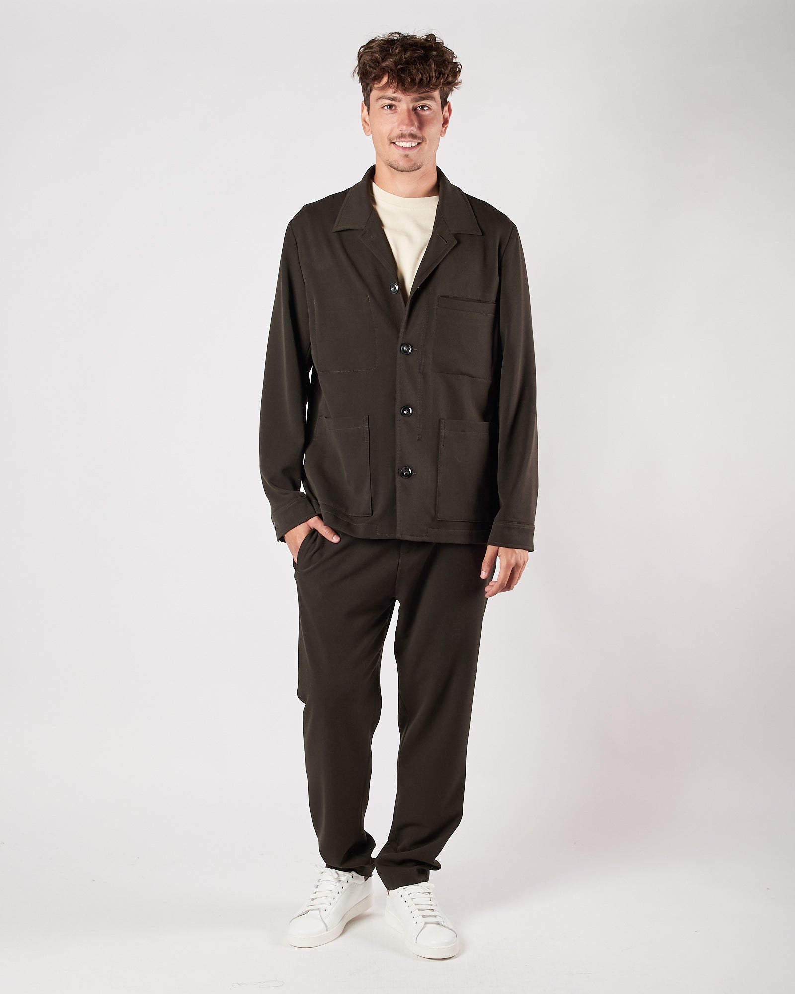 Giacca Camicia Officina36 verde