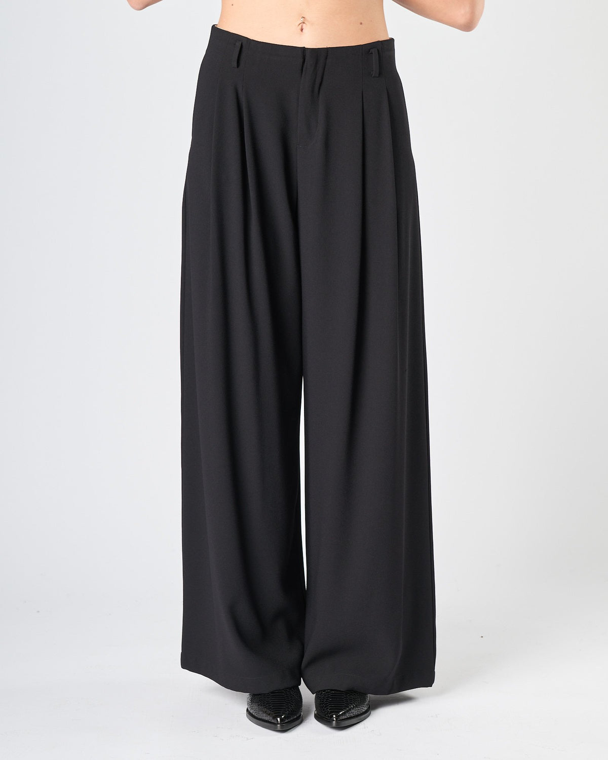 Pantalone Eleh doppia pence nero