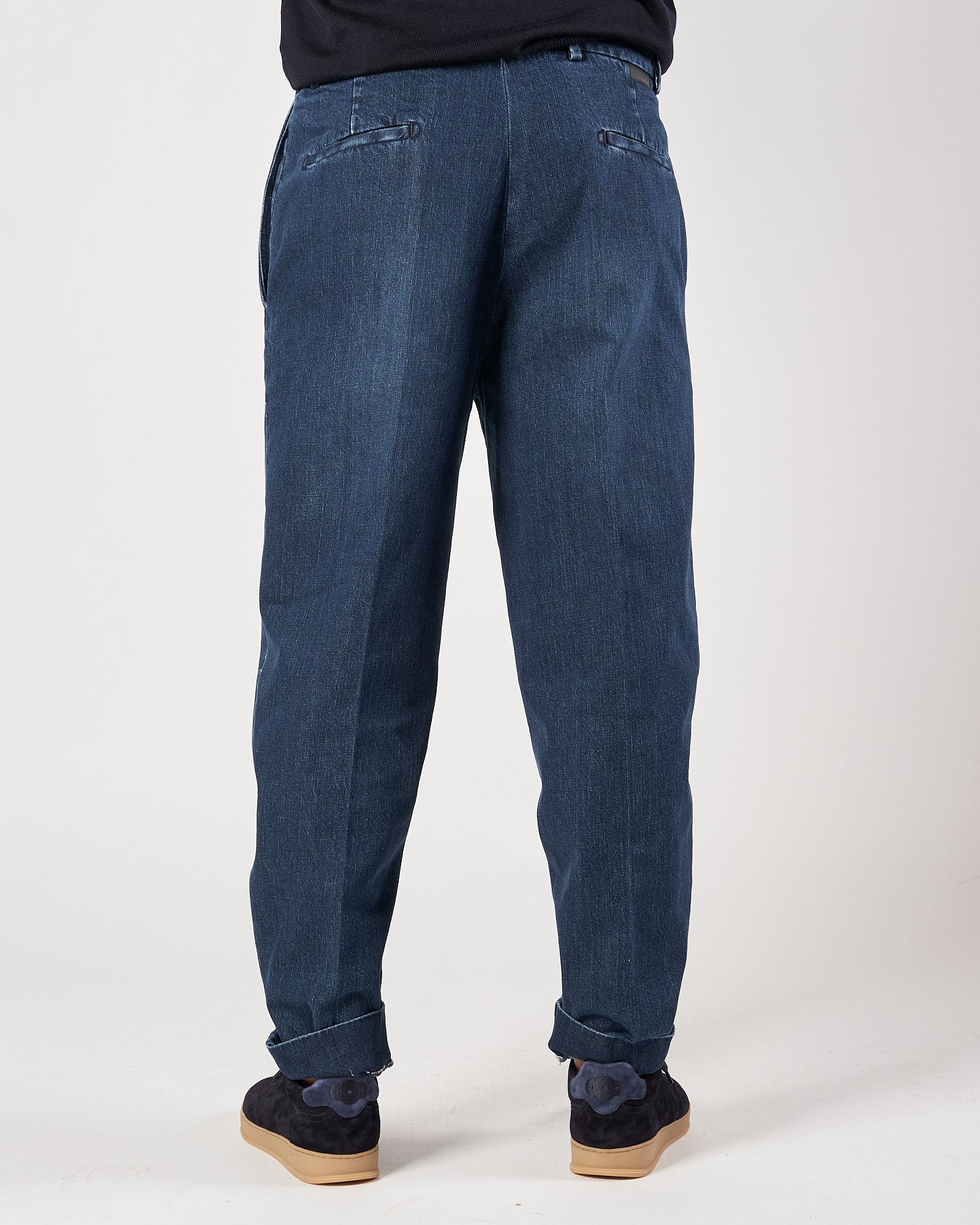 Jeans Bonheur over blu lavato