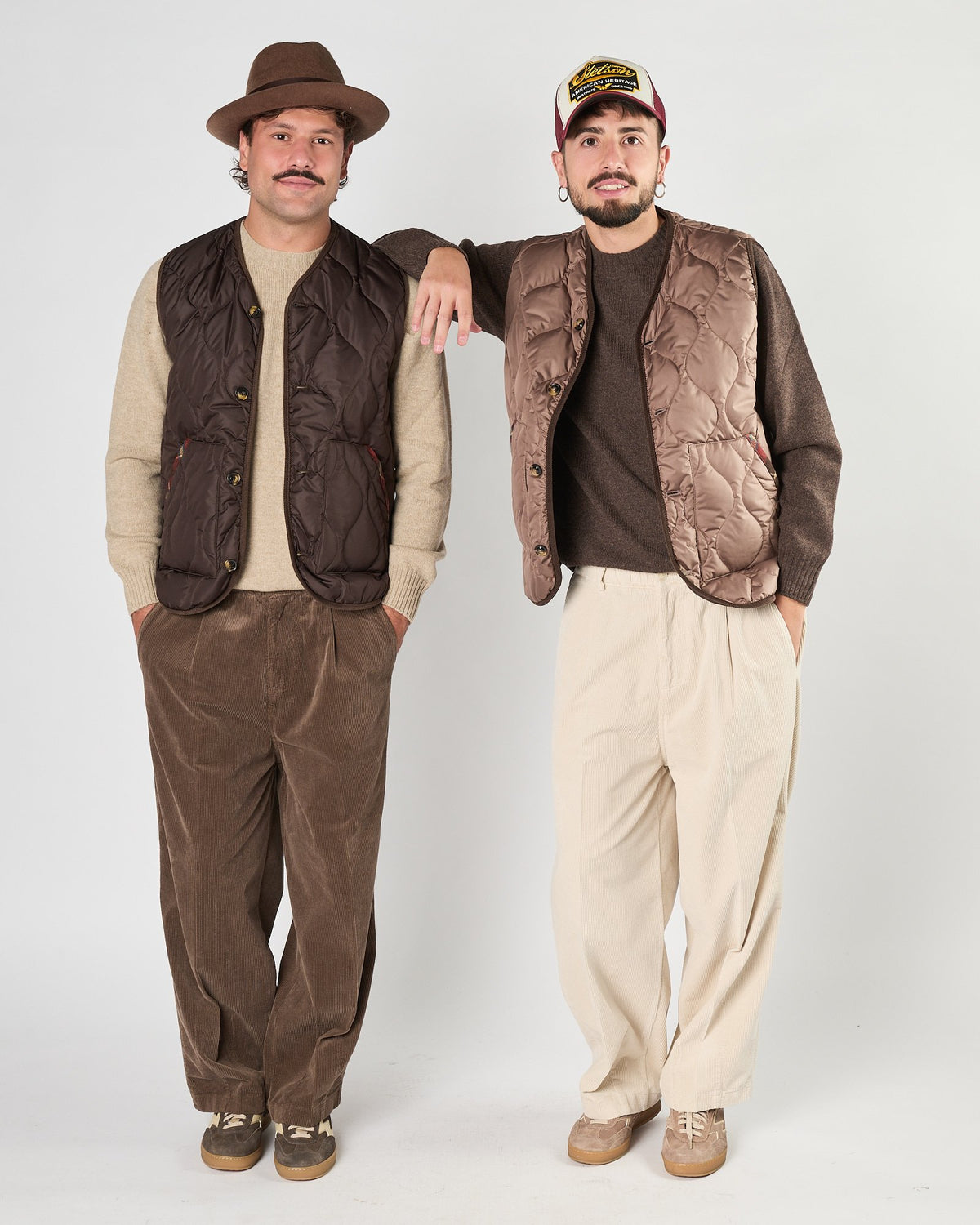 Pantalone A|STORE in velluto millerighe corda