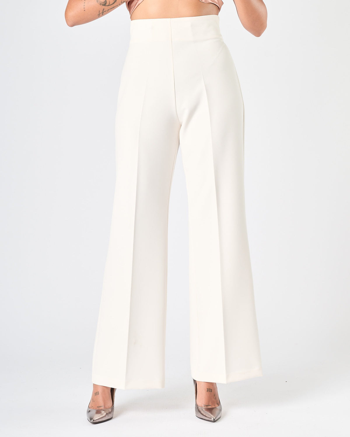 Pantalone Silence a palazzo milk