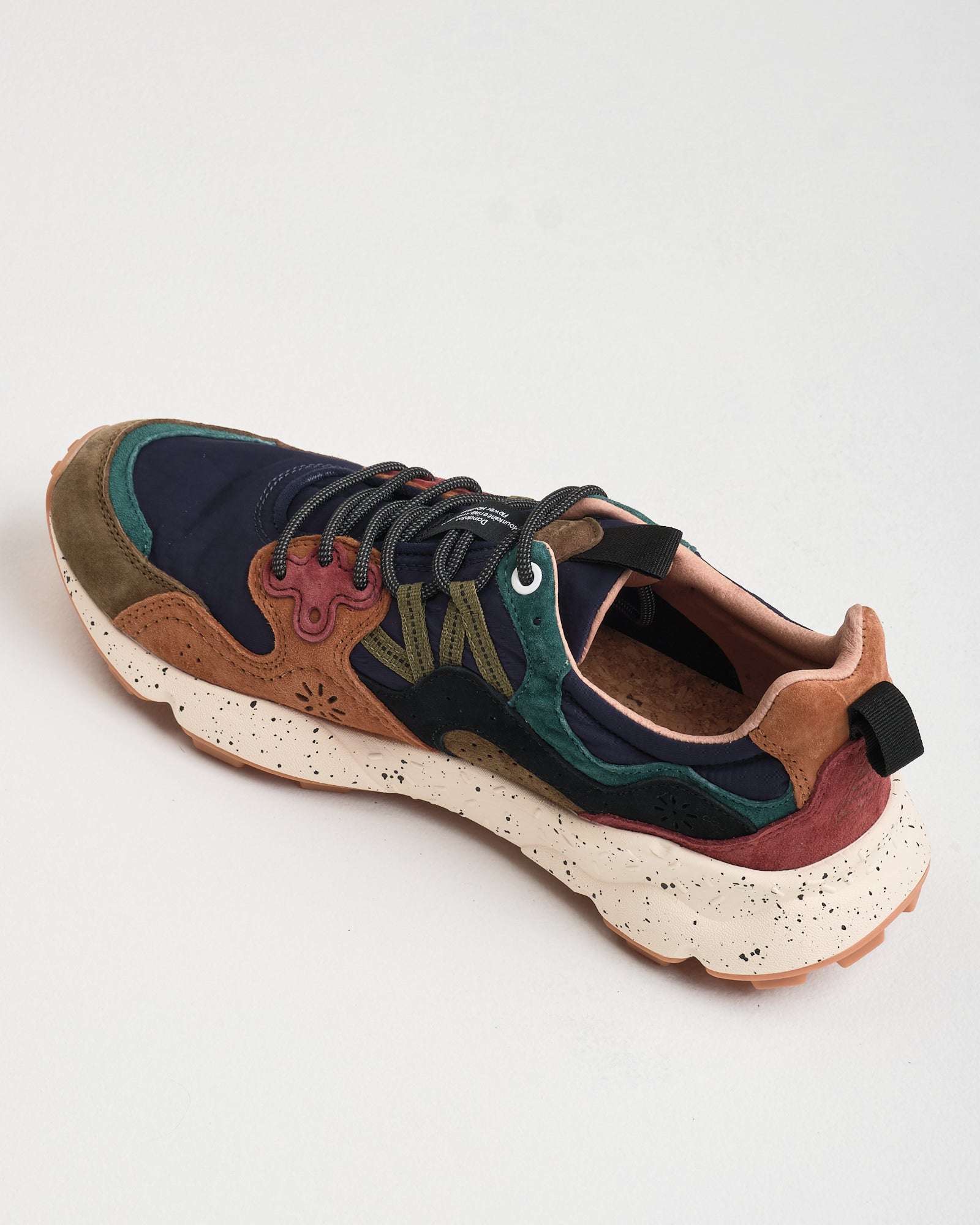 Sneaker Flower Mountain Mud-Light Brown-Navy