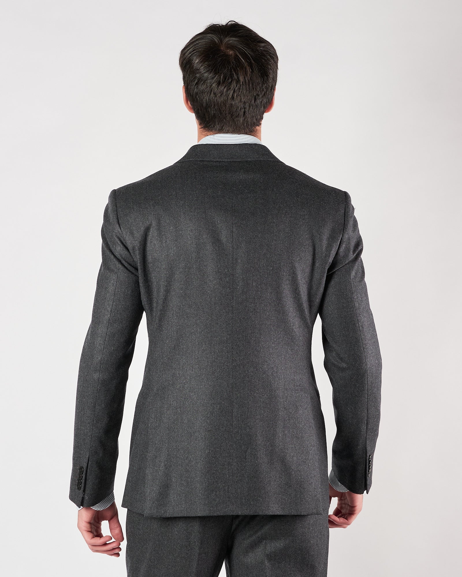 Giacca Luigi Bianchi doppio petto grigia