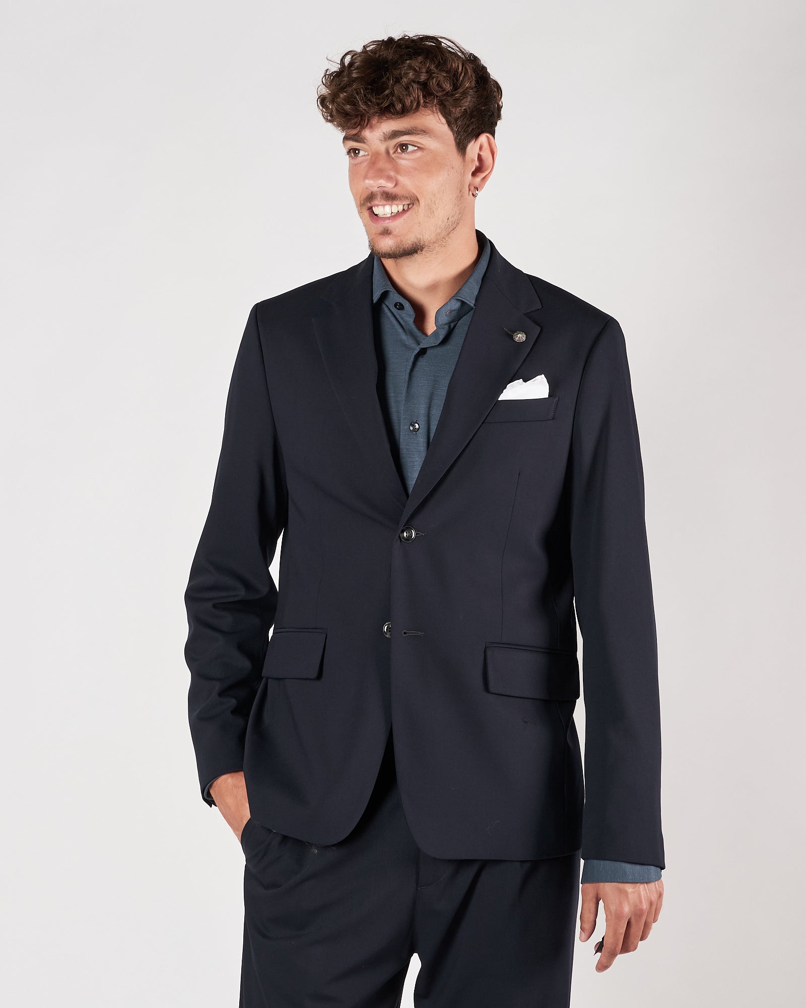 Giacca Officina36 un petto blu