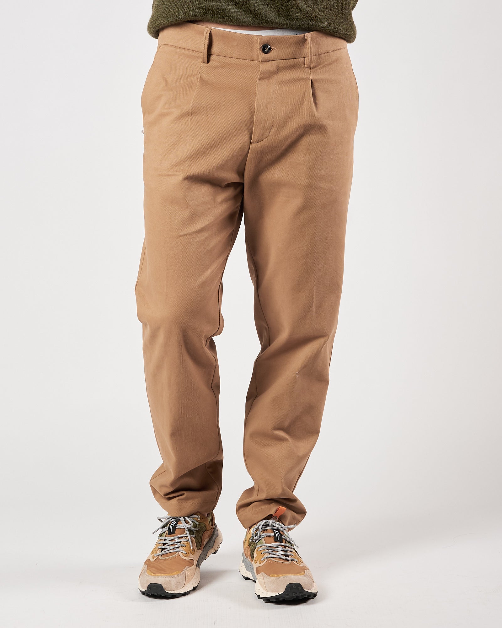 Pantalone Officina36 morbido cammello