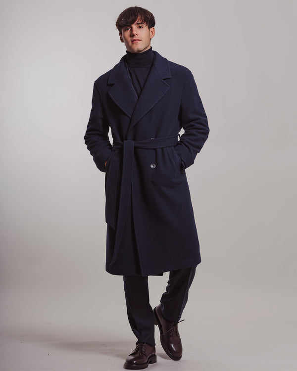 Cappotto Tagliatore doppio petto blu