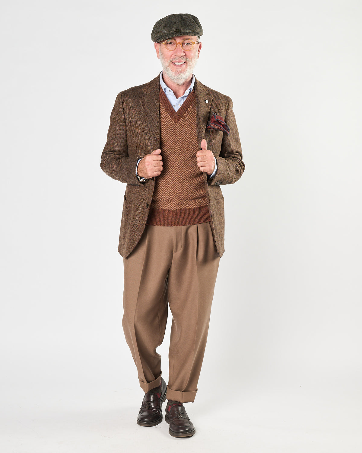 Gilet A|STORE in maglia bicolor