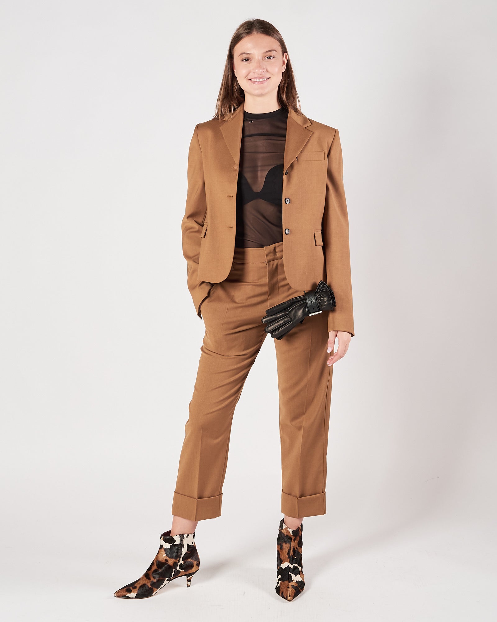 Pantalone Tela9 dritto cammello