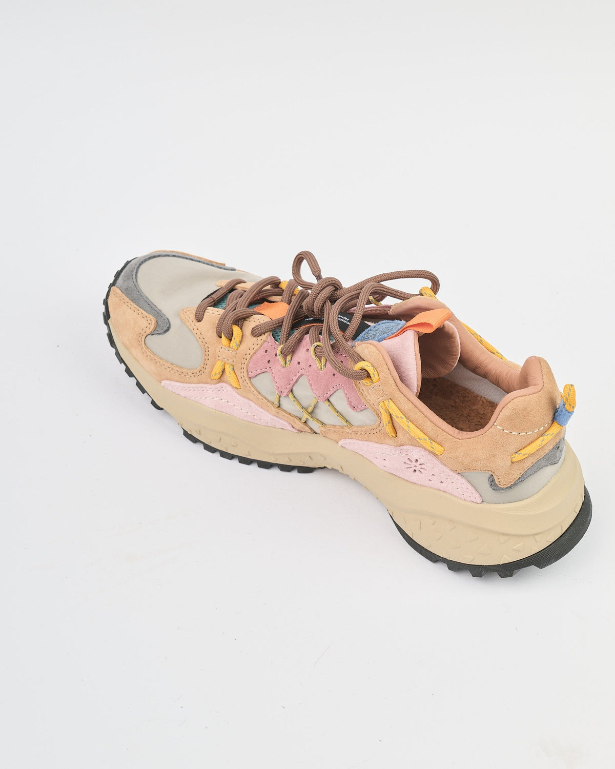 Sneaker Flower Mountain cognac taupe pink